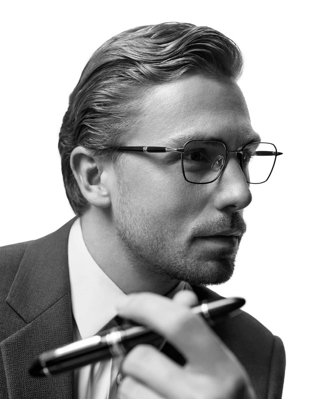 Lunettes de vue homme Montblanc — campagne 2026